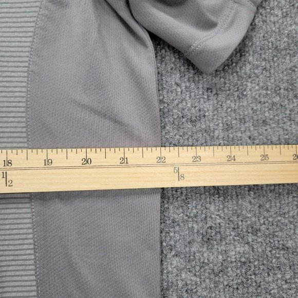 Greg Norman Polo Shirt Mens Large Gray Short Sleeve Golf Performance Rapivent - Picture 4 of 8